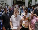 पैलेट गन से घायल युवक की शिकायत पर दिल्ली पुलिस ने दर्ज की एफआईआर, राहुल गांधी का थाने के बाहर धरना