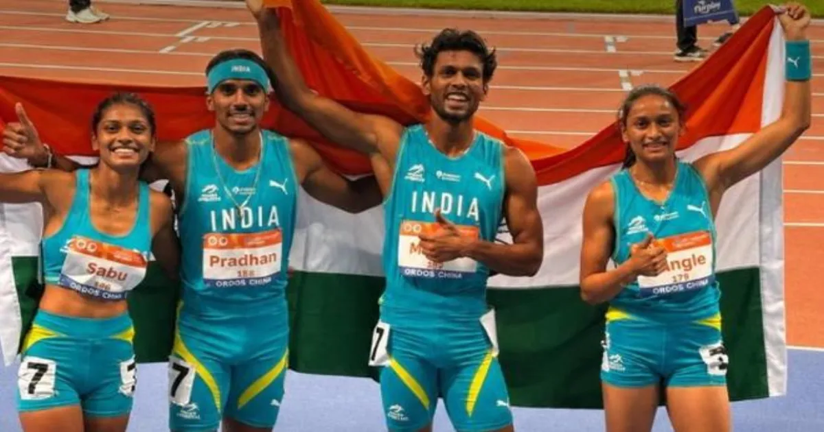 एशियन अंडर-23 एथलेटिक्स चैंपियनशिप: भारत ने पहले दिन जीते पांच पदक, मिक्स्ड 4x400 मीटर रिले में मिला स्वर्ण