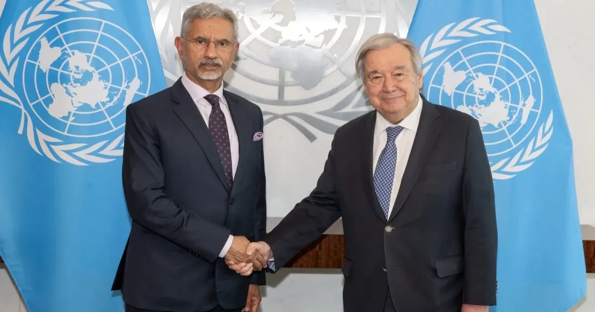 एस जयशंकर ने संयुक्त राष्ट्र में UNSC 2028-29 अभियान शुरू किया, शांति थीम के जरिए भारत ने रखी दावेदारी