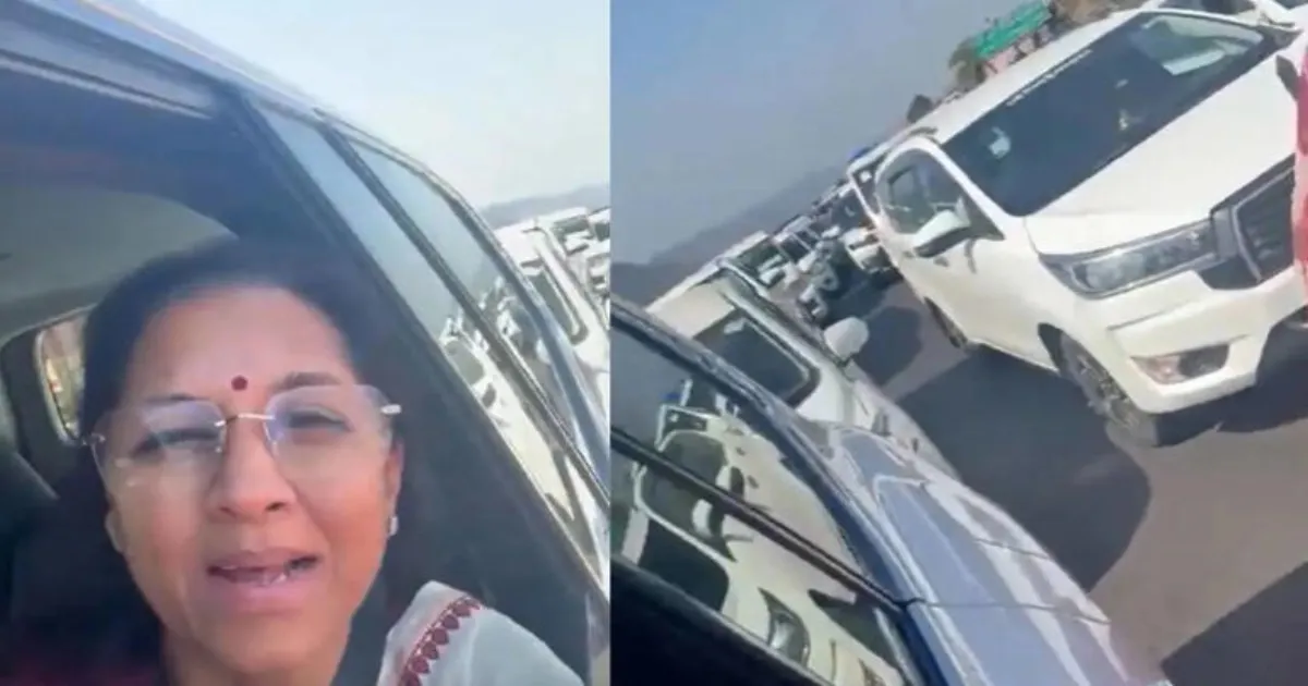मुंबई-पुणे एक्सप्रेसवे पर सुप्रिया सुले की कार का एक्सीडेंट, लापरवाही भरी ड्राइविंग पर जताई चिंता