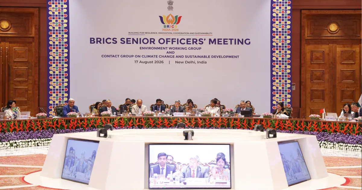नई दिल्ली में ब्रिक्स देशों के वरिष्ठ अधिकारियों ने पर्यावरण और जलवायु प्राथमिकताओं पर किया मंथन