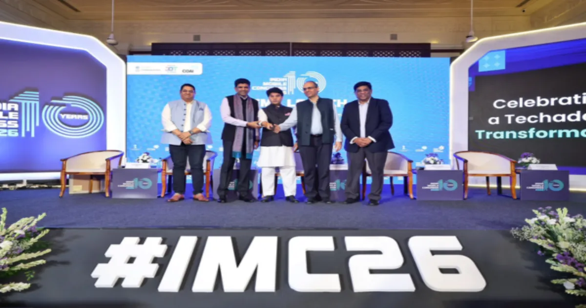 ज्योतिरादित्य सिंधिया ने इंडिया मोबाइल कांग्रेस 2026 की थीम लॉन्च की, डिजिटल भारत की वैश्विक उड़ान पर जोर