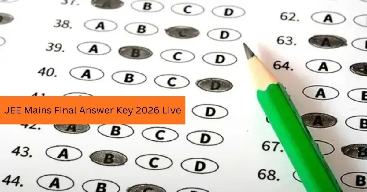 JEE Mains 2026 फाइनल Answer-key जारी