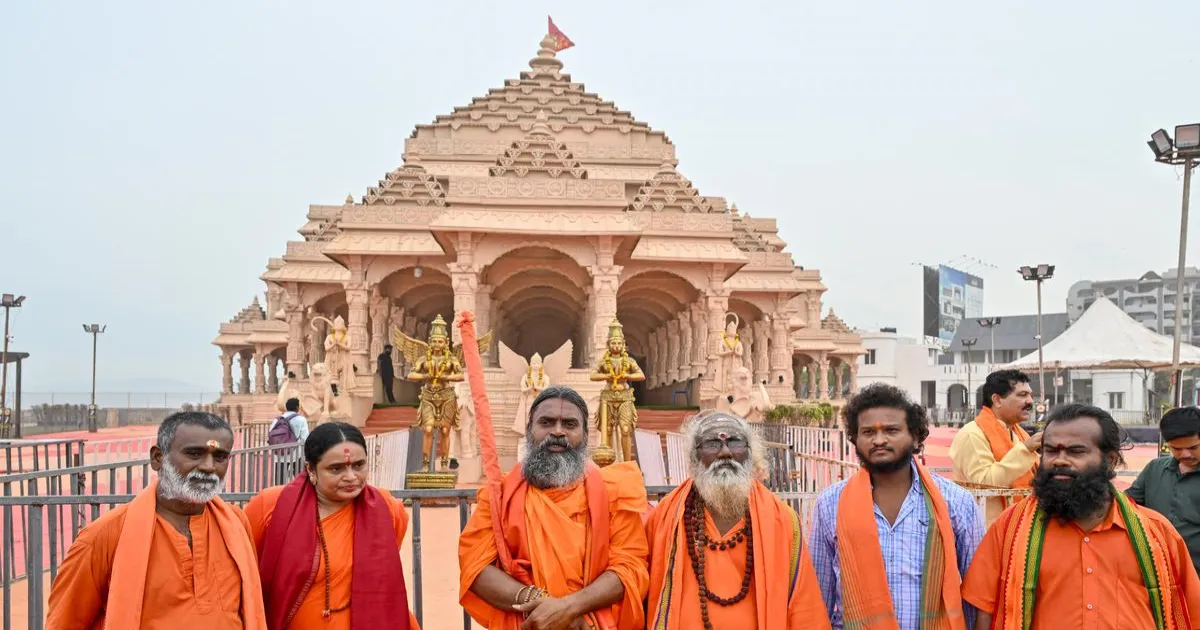 visakhapatnam-ayodhya-replica-ritual-charges-opposed
