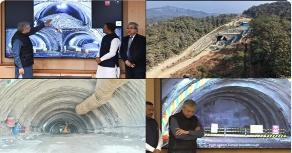 मुंबई-अहमदाबाद बुलेट ट्रेन परियोजना को बड़ी सफलता: पालघर में दूसरे पर्वतीय सुरंग का ब्रेकथ्रू पूरा