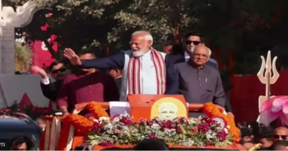 108 घोड़े, उमड़ा जनसैलाब: सोमनाथ में शौर्य यात्रा में शामिल हुए पीएम मोदी