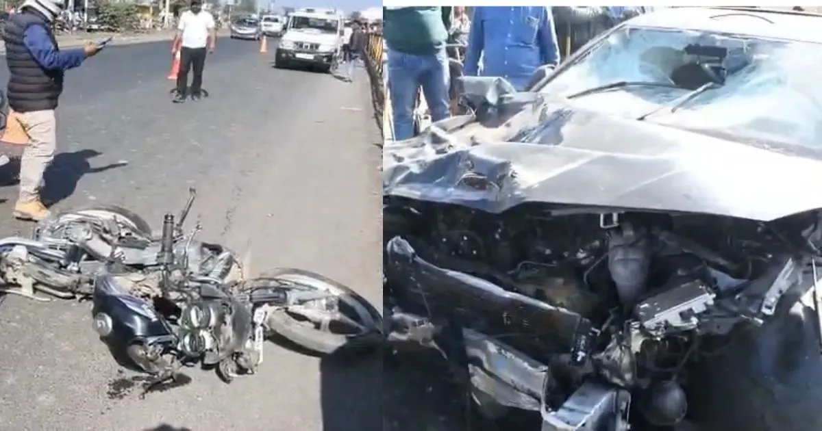रीवा हादसा: तेज रफ्तार ऑडी कार ने शादी के कार्ड बांट रहे परिवार को कुचला, तीन की मौत