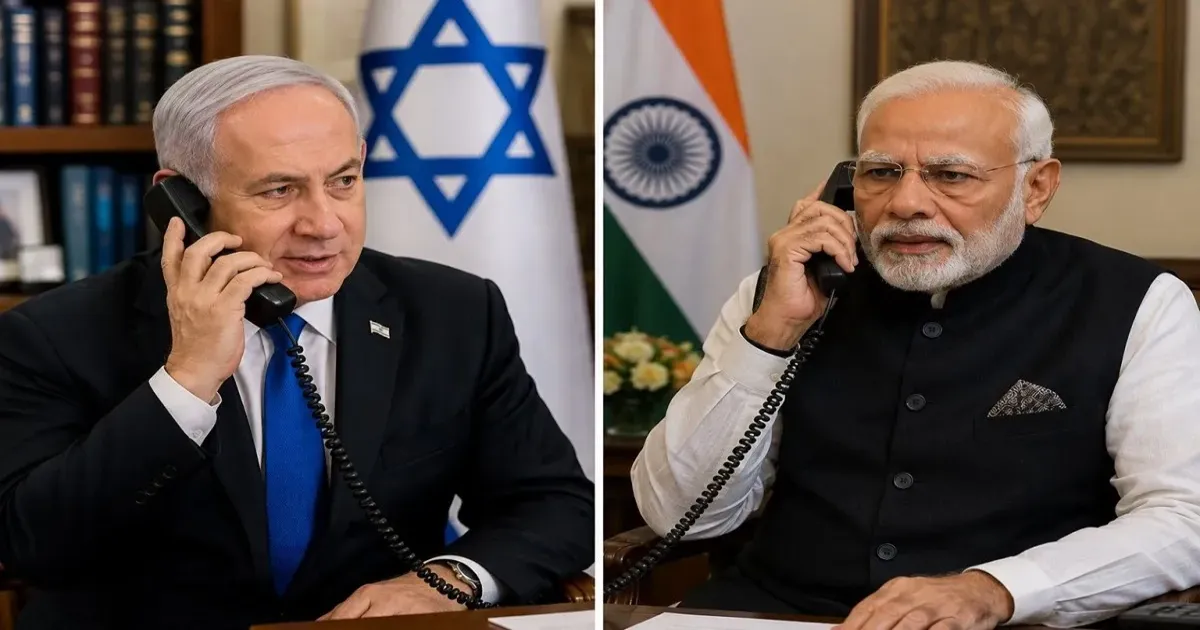 नेतन्याहू ने पीएम मोदी को किया फोन, इजरायल के स्वतंत्रता दिवस पर पायलट स्मित मच्छार के साथ मशाल जलाने का दिया न्योता