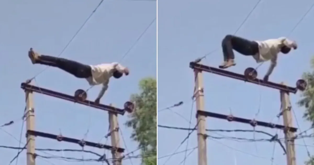 महराजगंज में शराब के नशे में 11,000 वोल्ट की हाईटेंशन लाइन पर चढ़ा युवक, घंटों चला रेस्क्यू ऑपरेशन