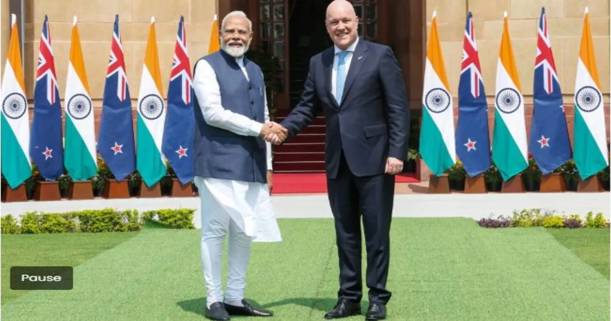 भारत और न्यूज़ीलैंड ने मुक्त व्यापार समझौते (FTA) वार्ता पूरी होने की घोषणा की