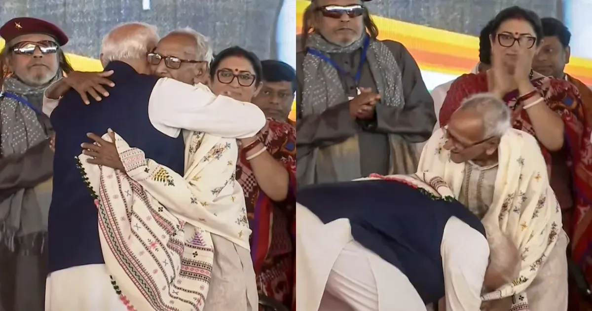 माखनलाल सरकार कौन हैं? 98 वर्षीय भाजपा कार्यकर्ता जिनके पैर छुए प्रधानमंत्री नरेंद्र मोदी ने