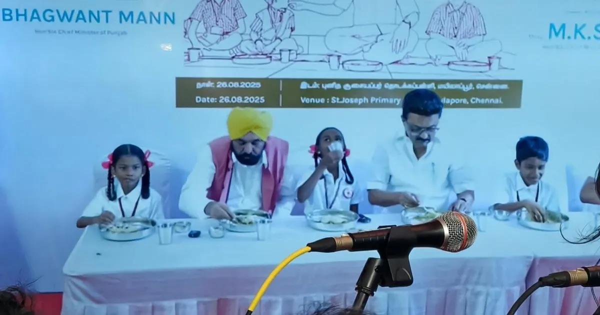 भगवंत मान ने पंजाब में नाश्ता योजना लागू करने का आश्वासन दिया, स्टालिन को बताया जननेता
