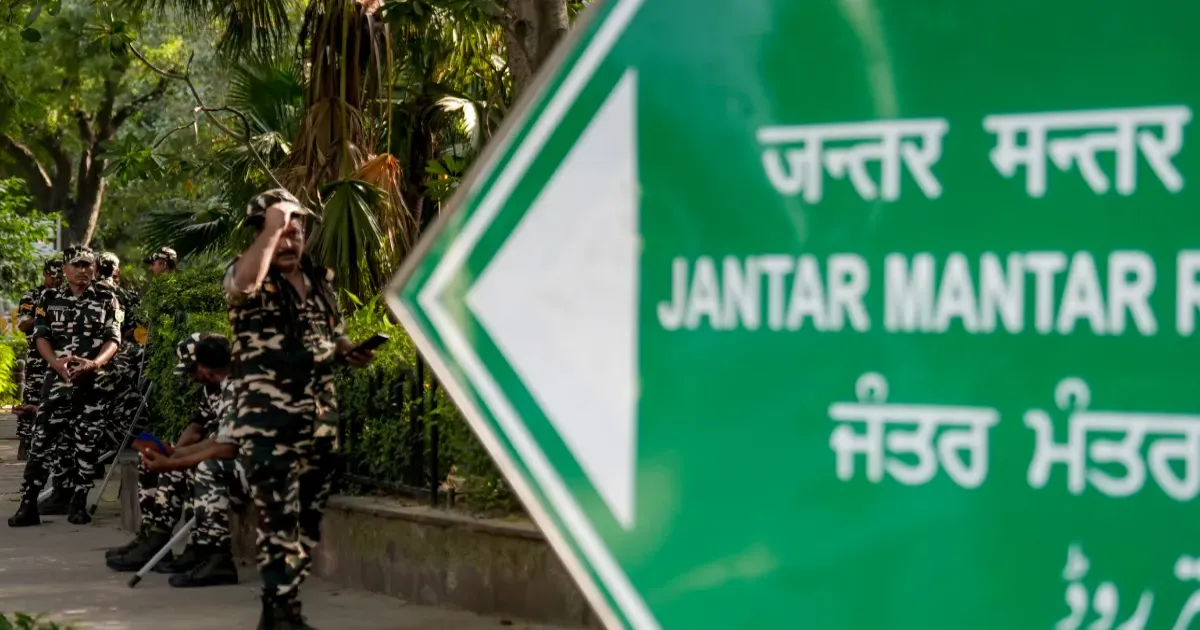 सीजेपी के प्रदर्शन से पहले दिल्ली में कड़ी सुरक्षा, कनॉट प्लेस से 200 से अधिक लोग हिरासत में; अभिजीत दिपके भी पकड़े गए