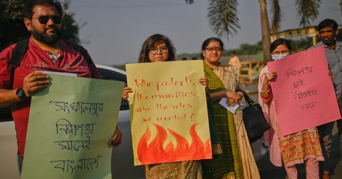 बांग्लादेश चुनाव 2026: हिंदू अल्पसंख्यकों की सुरक्षा पर टिकी दुनिया की नजर