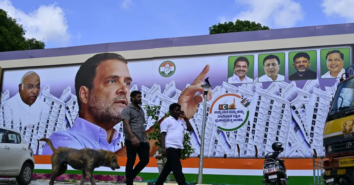 वोट अधिकार रैली : कांग्रेस का बेंगलुरु में चुनावी धोखाधड़ी के खिलाफ प्रदर्शन