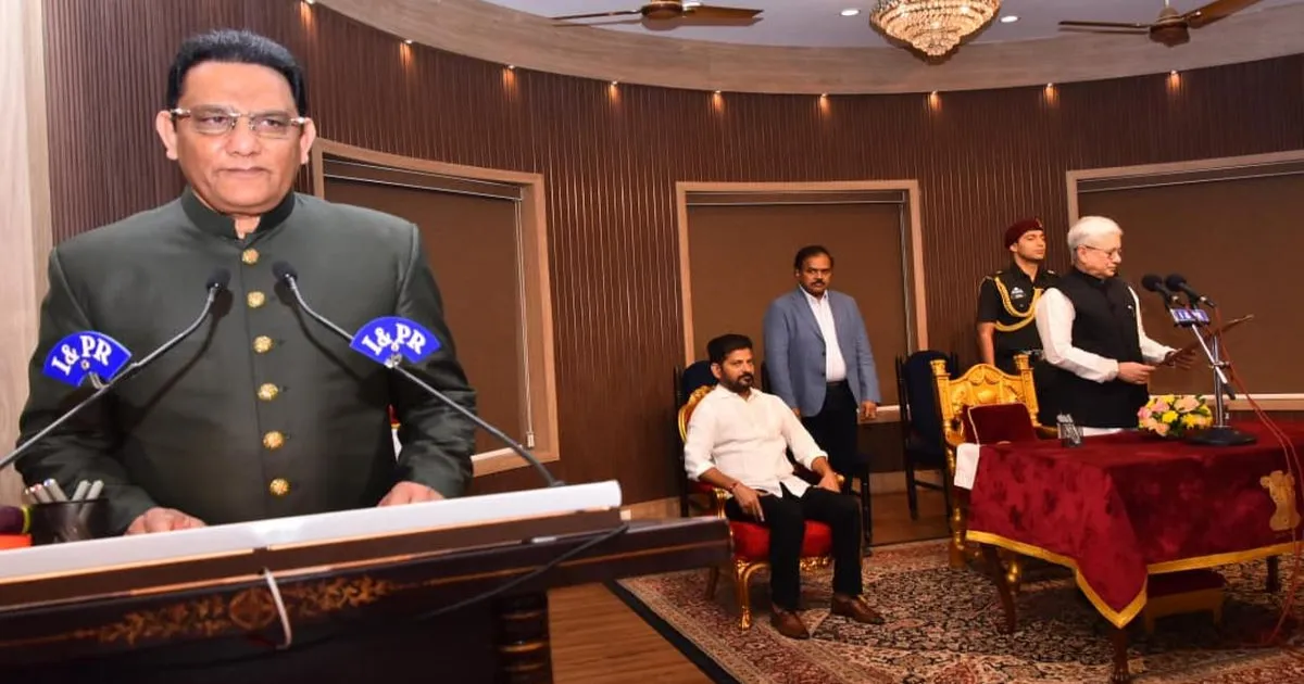 मोहम्मद अजहरुद्दीन ने तेलंगाना मंत्री के रूप में ली शपथ