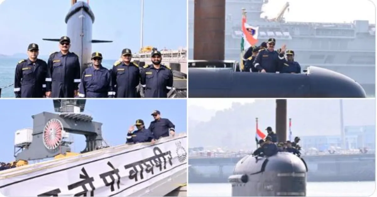 राष्ट्रपति द्रौपदी मुर्मू ने कर्नाटक के नौसैनिक अड्डे पर पनडुब्बी सॉर्टी की