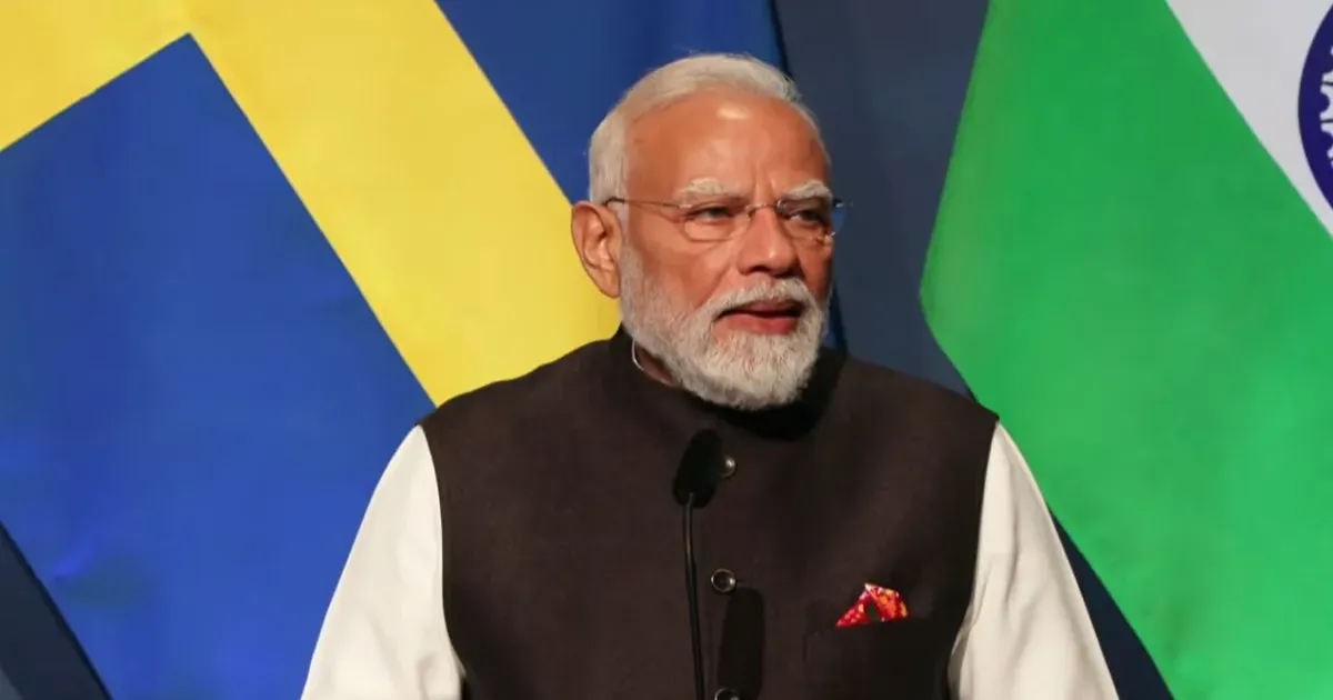 स्वीडन दौरे पर प्रधानमंत्री नरेंद्र मोदी का पाकिस्तान पर संकेतक हमला, आतंकवाद के खिलाफ भारत के संघर्ष की दी कसम