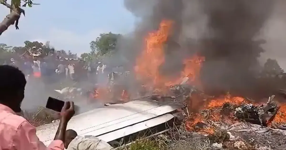 कांगो में विमान हादसा, दो वरिष्ठ सैन्य अधिकारियों समेत 14 लोगों की मौत