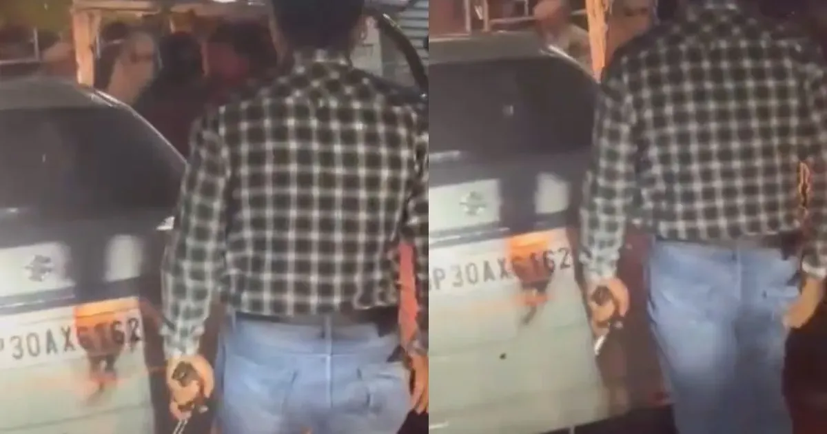 लखनऊ में हैरान करने वाला मामला: ट्रैफिक जाम में आदमी ने निकाली पिस्तौल, रास्ता बनाने के लिए इस्तेमाल किया