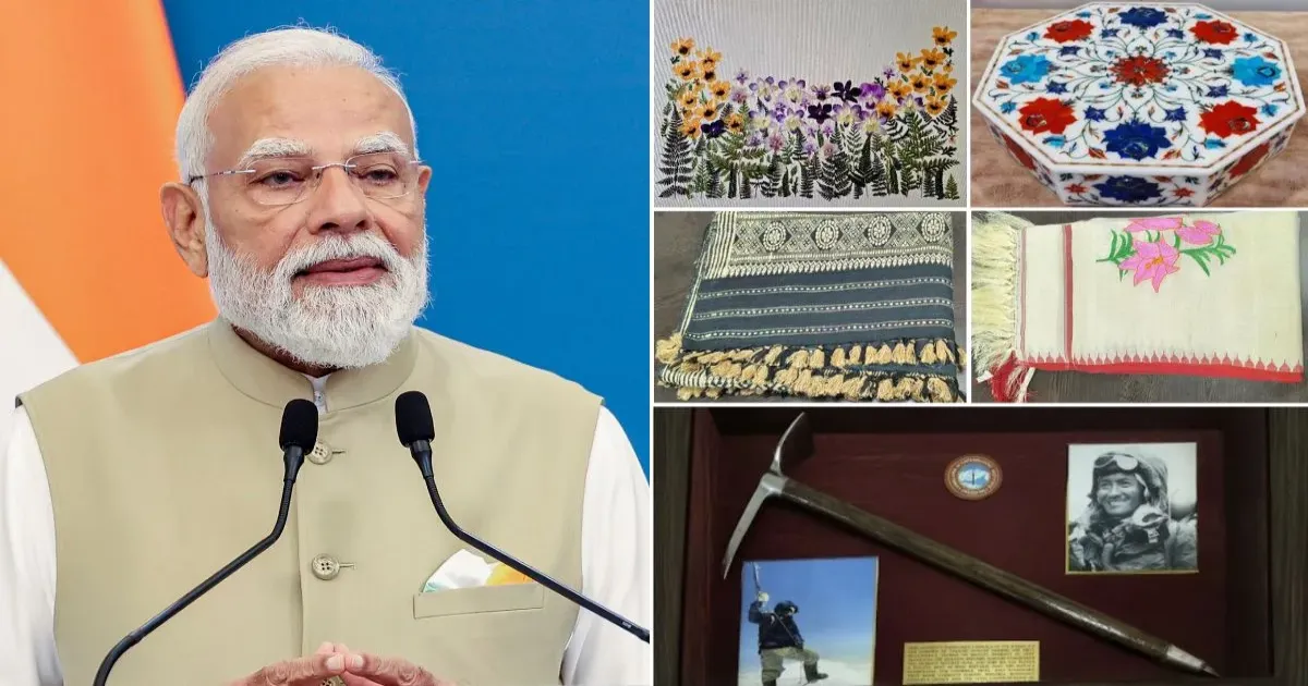 प्रधानमंत्री नरेंद्र मोदी के पांच देशों के दौरे में भारतीय संस्कृति की झलक, विश्व नेताओं को दिए खास उपहार
