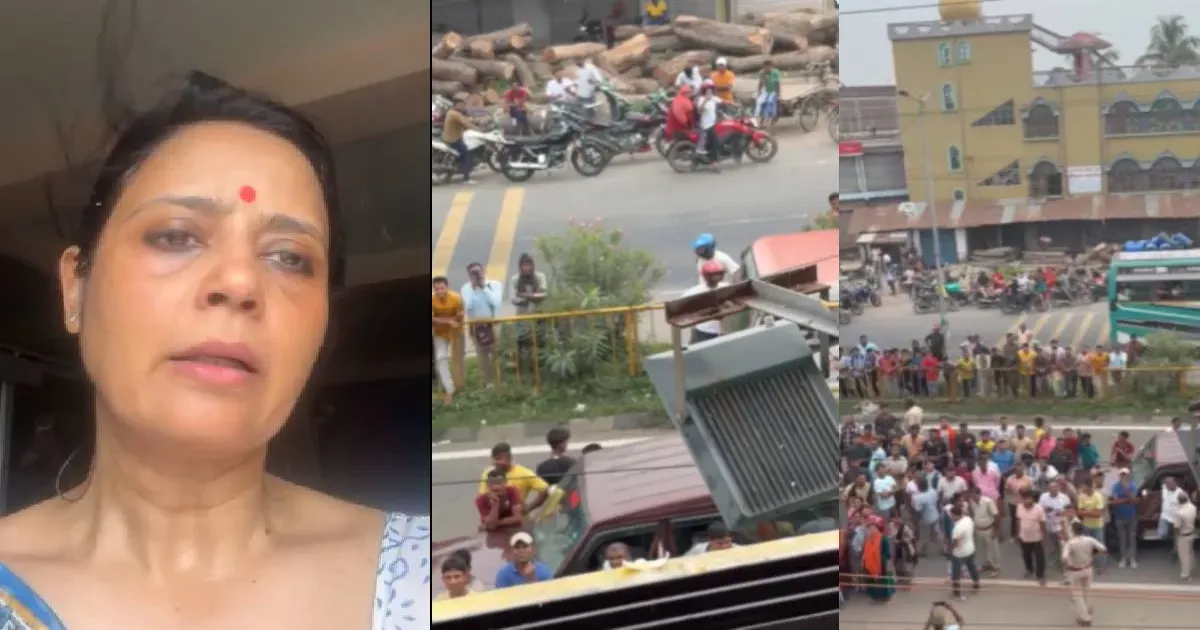 कृष्णानगर में टीएमसी सांसद महुआ मोइत्रा पर अंडे फेंकने का आरोप, भाजपा पर साधा निशाना