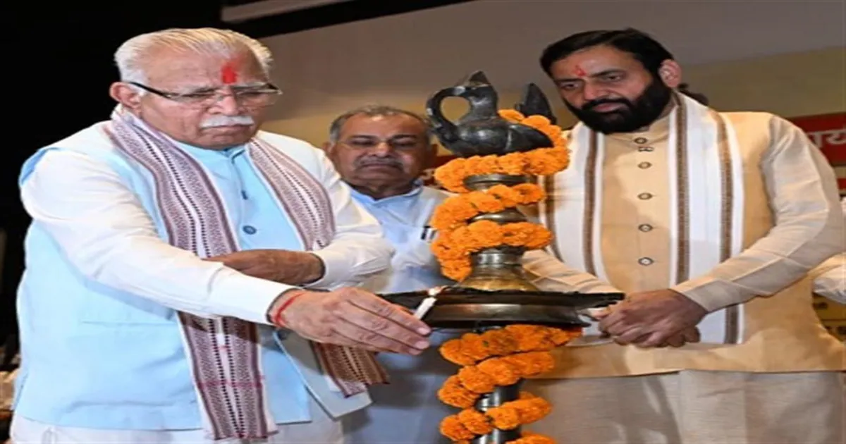 हरियाणा सीएम सैनी और मनोहर लाल ने किया गुरुग्राम मेट्रो कॉरिडोर का भूमि पूजन