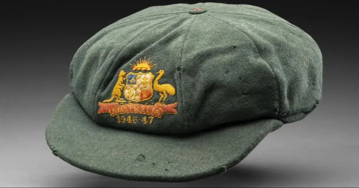 डॉन ब्रैडमैन की ‘बैगी ग्रीन’ कैप नीलामी में 4.6 लाख डॉलर में बिकी