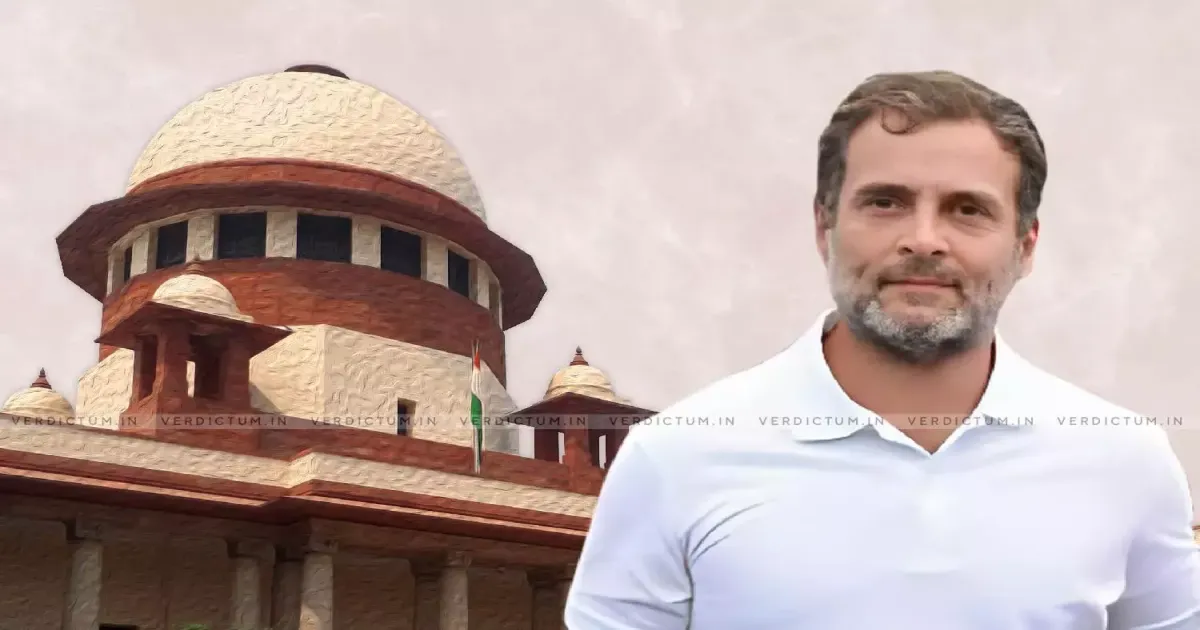 सुप्रीम कोर्ट ने राहुल गांधी के खिलाफ आपराधिक मानहानि कार्यवाही पर लगाई रोक