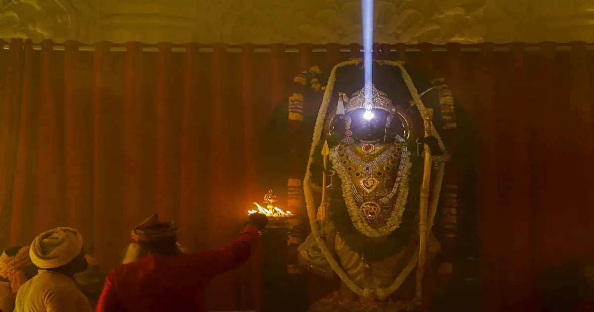 राम नवमी 2026: अयोध्या में राम मंदिर में भव्य सूर्य तिलक उत्सव मनाया गया
