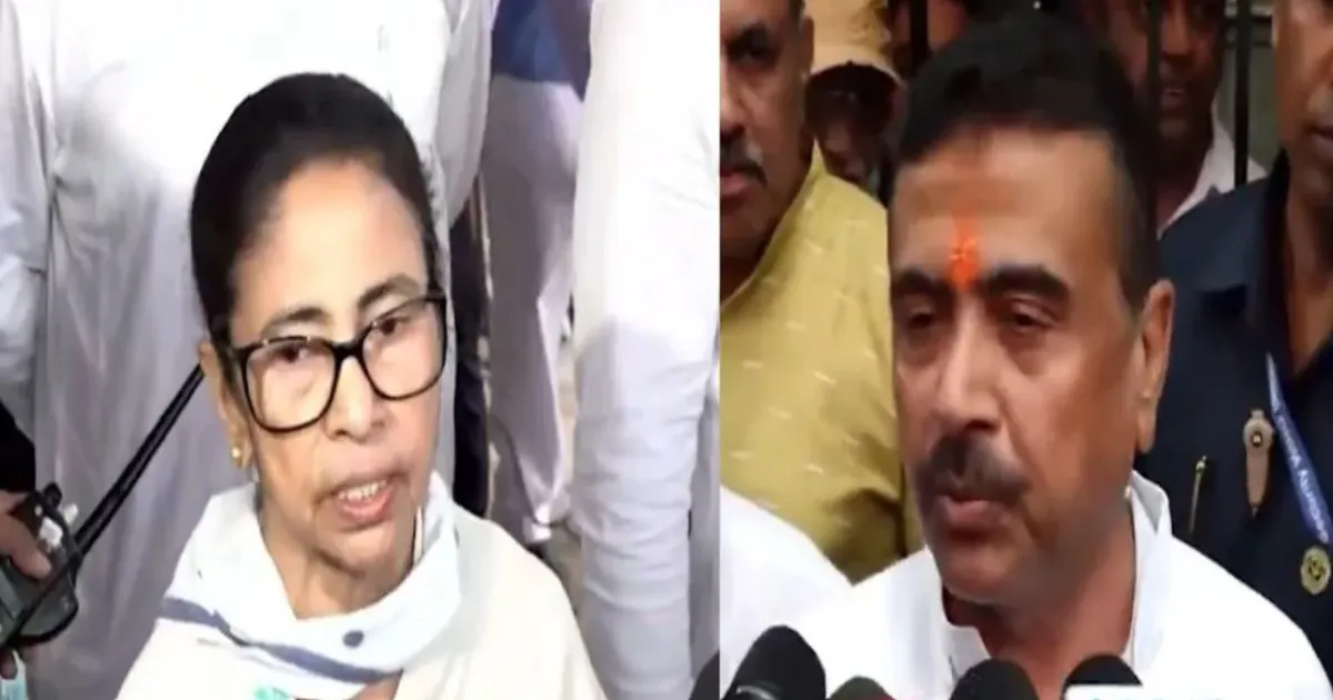 बंगाल चुनाव में आरोप-प्रत्यारोप तेज, ममता ने भाजपा पर धांधली का आरोप लगाया, सुवेंदु ने पलटवार किया