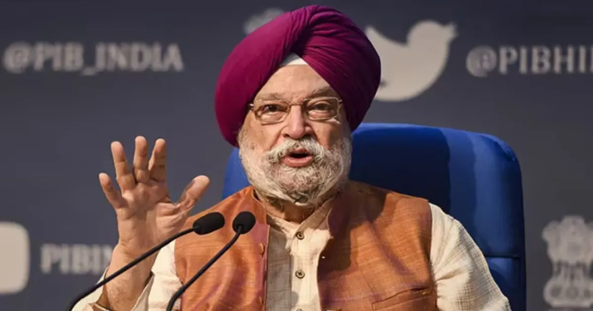 देश में ईंधन संकट नहीं, भारत के पास 69 दिनों का कच्चे तेल और एलएनजी भंडार: हरदीप सिंह पुरी