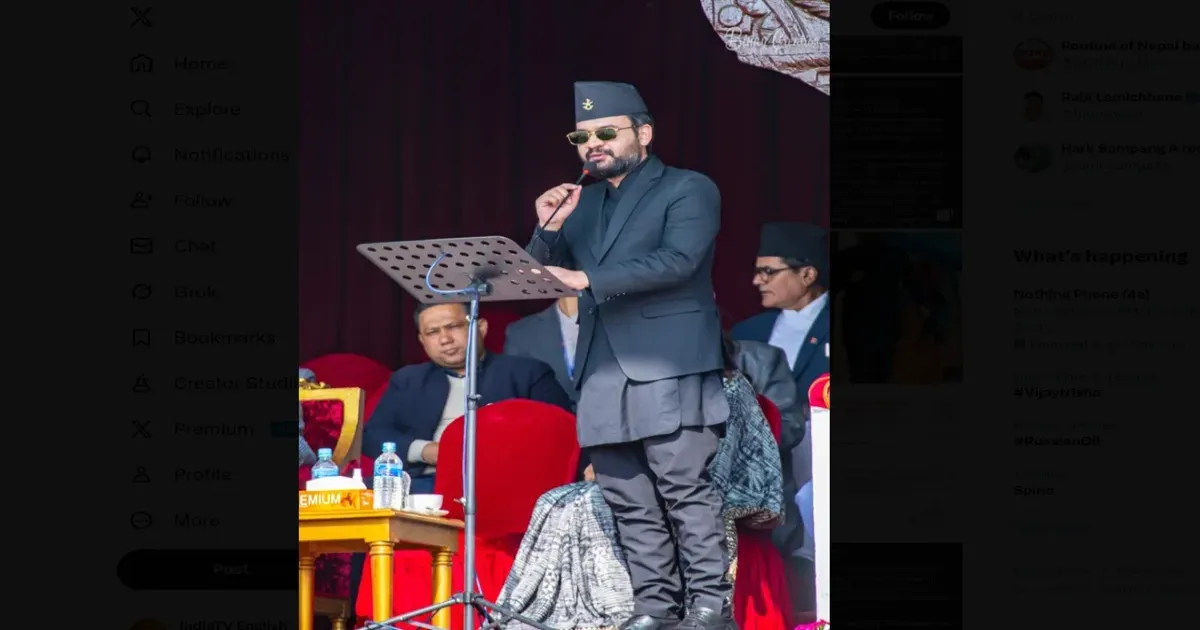 रैपर से राजनीति तक: नेपाल में उभरते राजनीतिक सितारे बने बालेन शाह