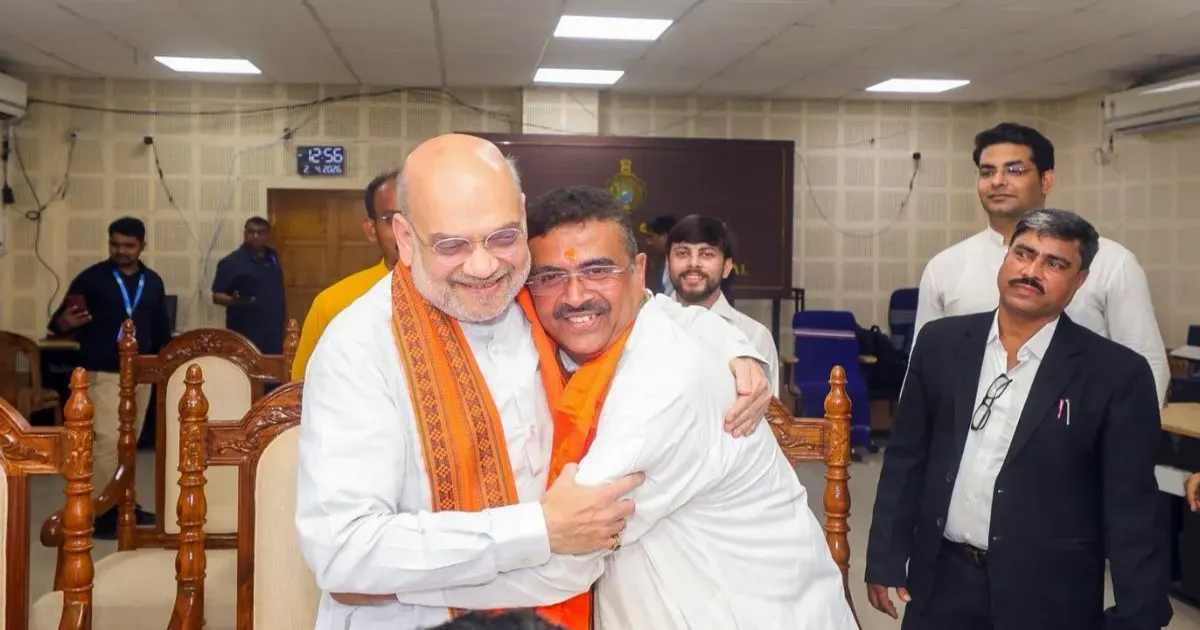 सुवेंदु अधिकारी बने पश्चिम बंगाल के पहले भाजपा मुख्यमंत्री, कल कोलकाता में लेंगे शपथ