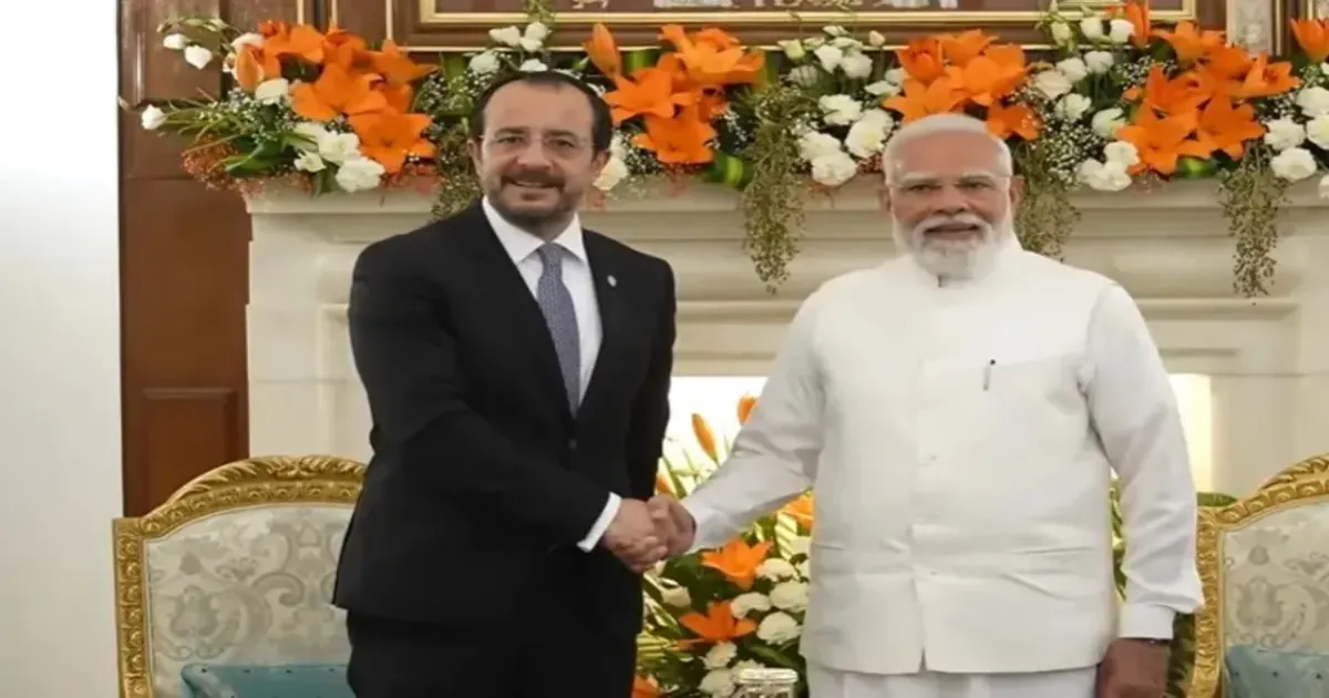 पीएम मोदी और साइप्रस के राष्ट्रपति निकोस क्रिस्टोडौलिडेस के बीच वार्ता, द्विपक्षीय संबंध मजबूत करने पर जोर