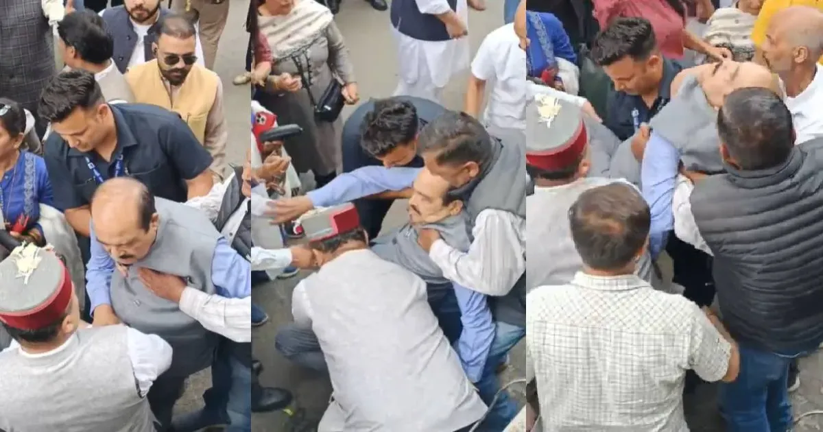 शिमला में बीजेपी प्रदर्शन के दौरान राज्यसभा सांसद हर्ष महाजन की बिगड़ी तबीयत, अस्पताल में भर्ती