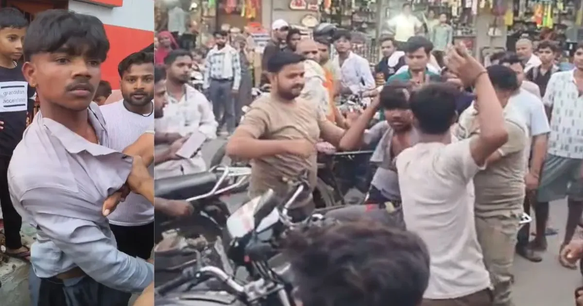 फिरोजाबाद में उधार चाउमीन न देने पर दबंगई, तमंचा लहराने वाले युवक को लोगों ने पकड़कर पुलिस को सौंपा