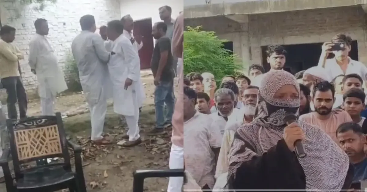 सीतापुर में जमीन कब्जाने का आरोप, 40 साल से रह रहे परिवारों ने लगाई न्याय की गुहार