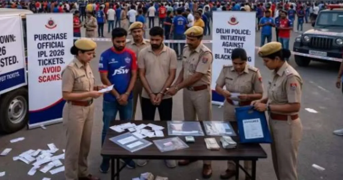 दिल्ली पुलिस की बड़ी कार्रवाई, अरुण जेटली स्टेडियम में IPL 2026 टिकट घोटाले का भंडाफोड़