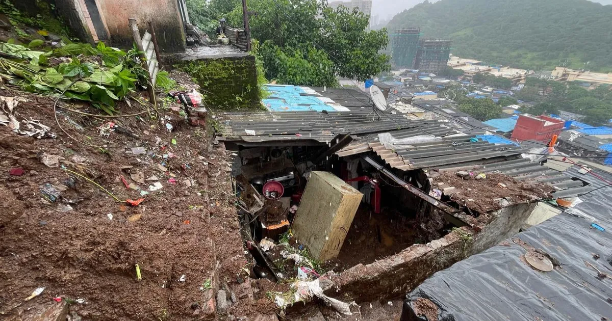 भूस्खलन में दो की मौत; मुंबई और उपनगरों में मूसलाधार बारिश से जनजीवन अस्त-व्यस्त