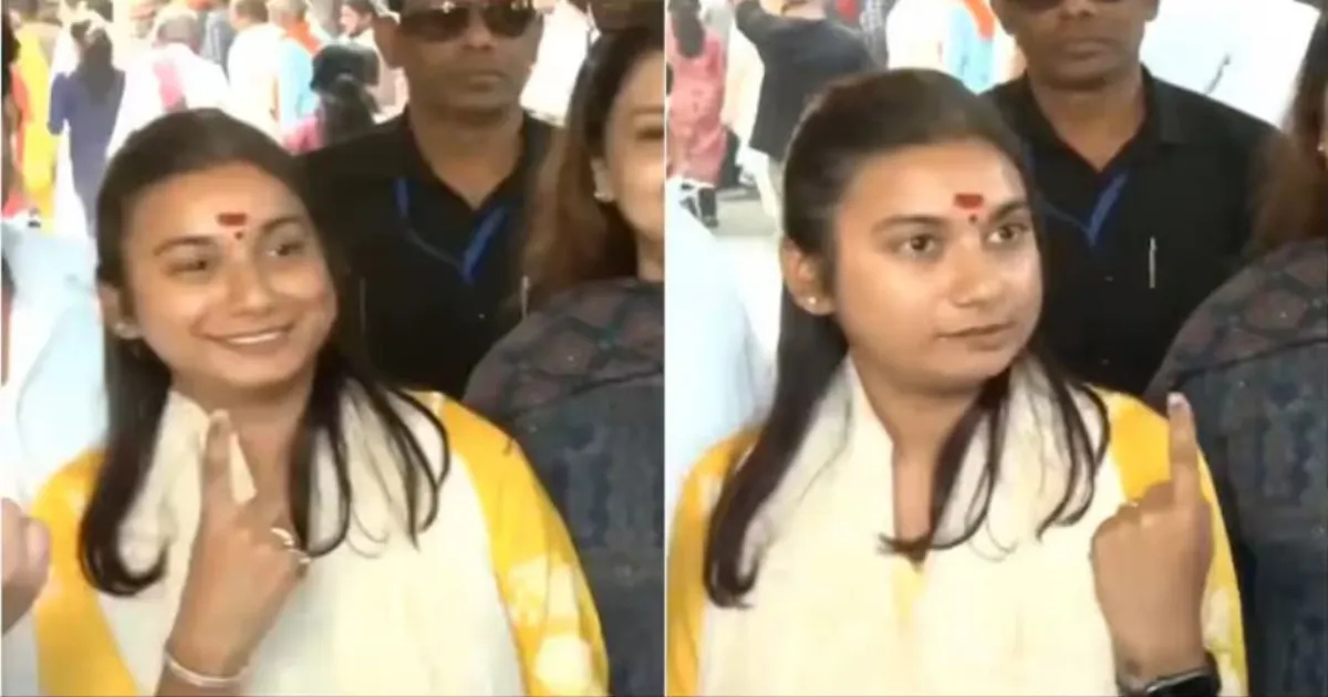 पटना प्रशासन का स्पष्टीकरण – शंभवी चौधरी की उंगलियों पर लगी स्याही ‘गलती’ से, दो वोट नहीं डाले गए