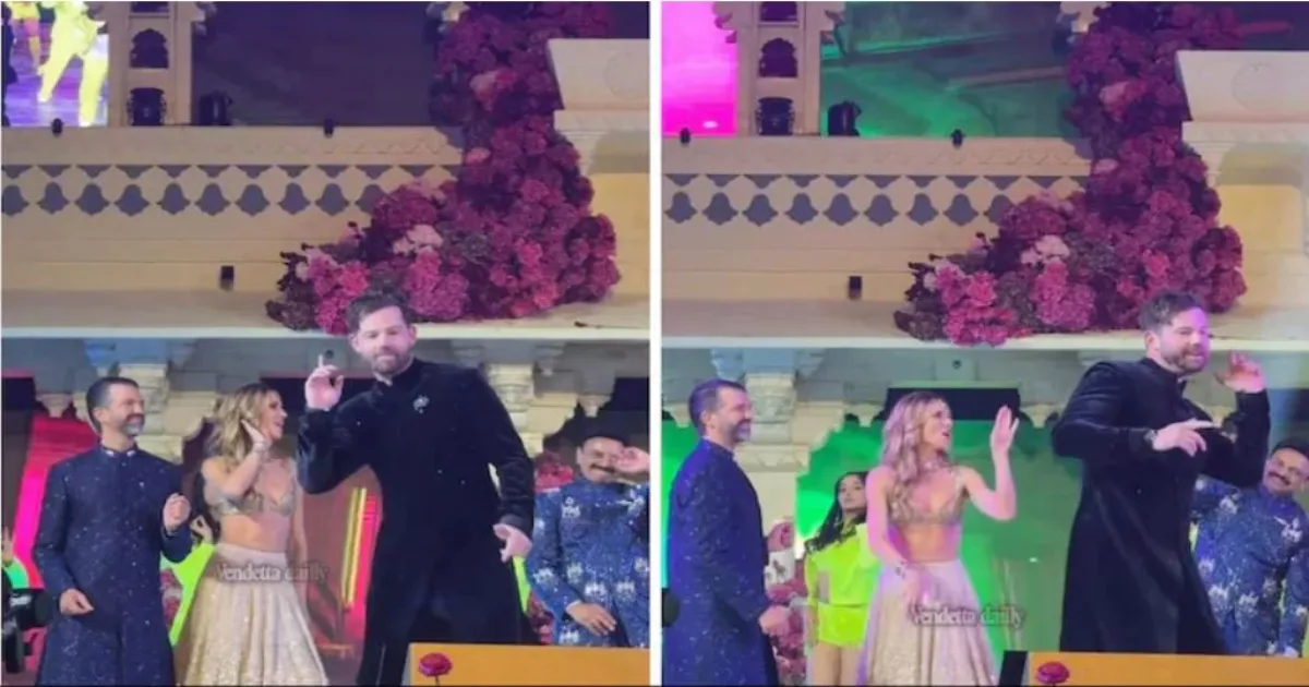 उदयपुर में शादी में डोनाल्ड ट्रंप जूनियर का बॉलीवुड डांस वायरल