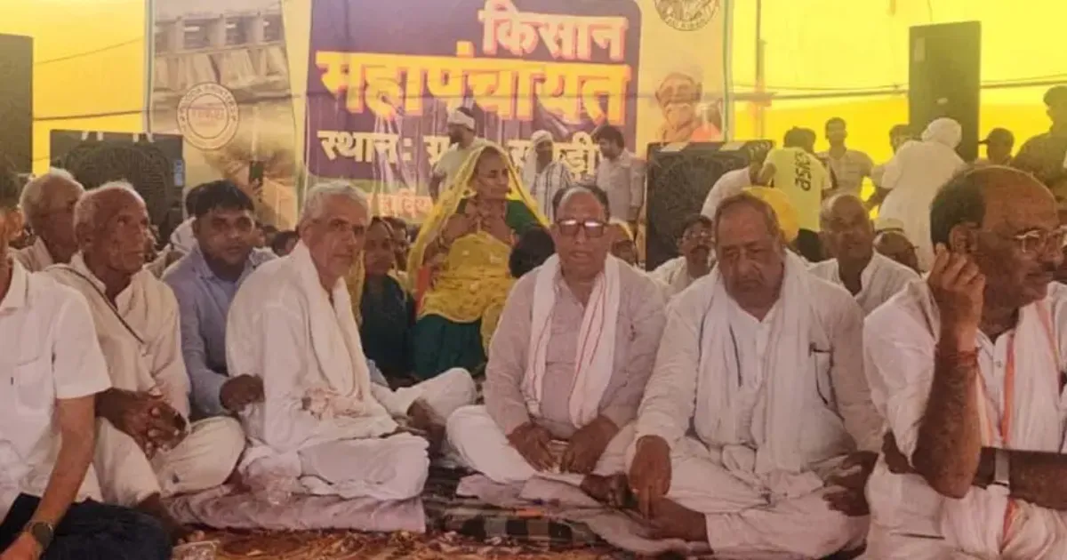 पांचना बांध के पानी को लेकर खंडीप में किसानों का आंदोलन तेज, पूर्व मंत्री गोलमा देवी धरने में शामिल