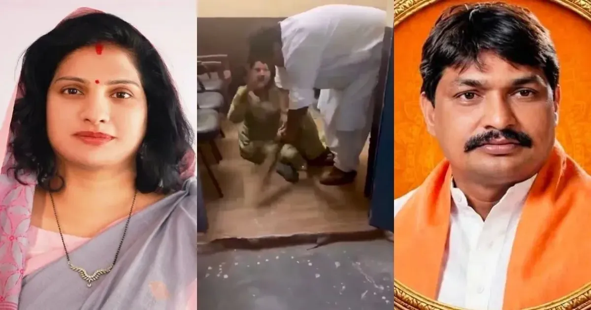 पूर्व सपा विधायक गुड्डू पंडित पर पत्नी से मारपीट का आरोप, बाल खींचने का वीडियो वायरल