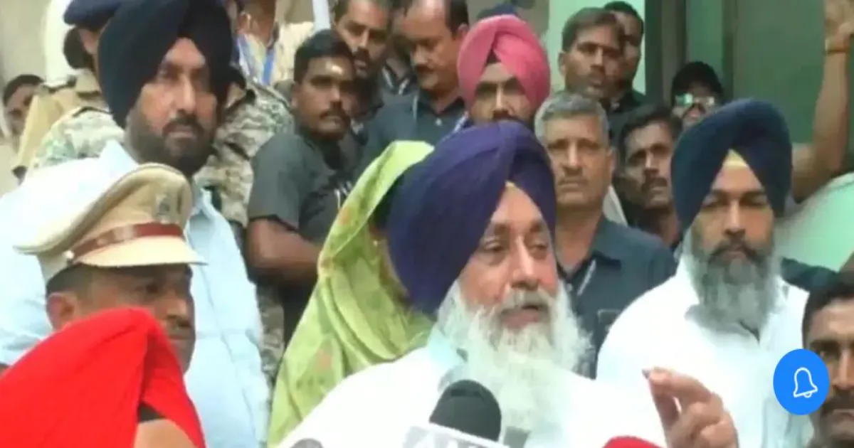 सुखबीर बादल बोले- डरने वाला नहीं, नांदेड हमला पंजाब की शांति बिगाड़ने की साजिश
