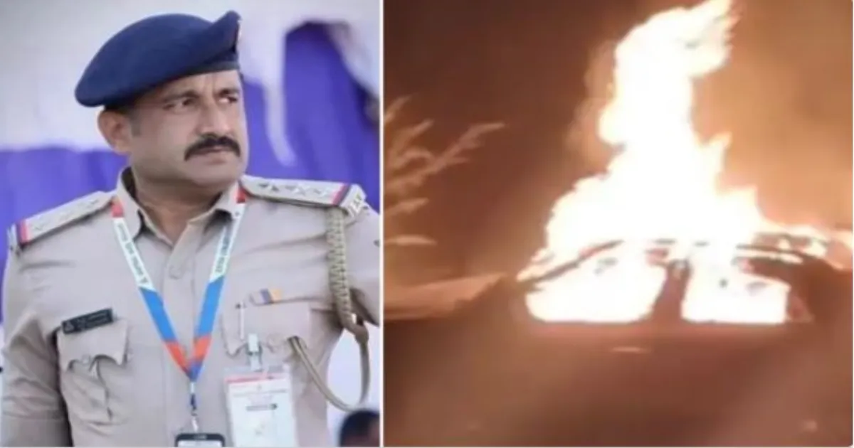 कर्नाटक में कार दुर्घटना: लोकायुक्त इंस्पेक्टर की जलकर मौत