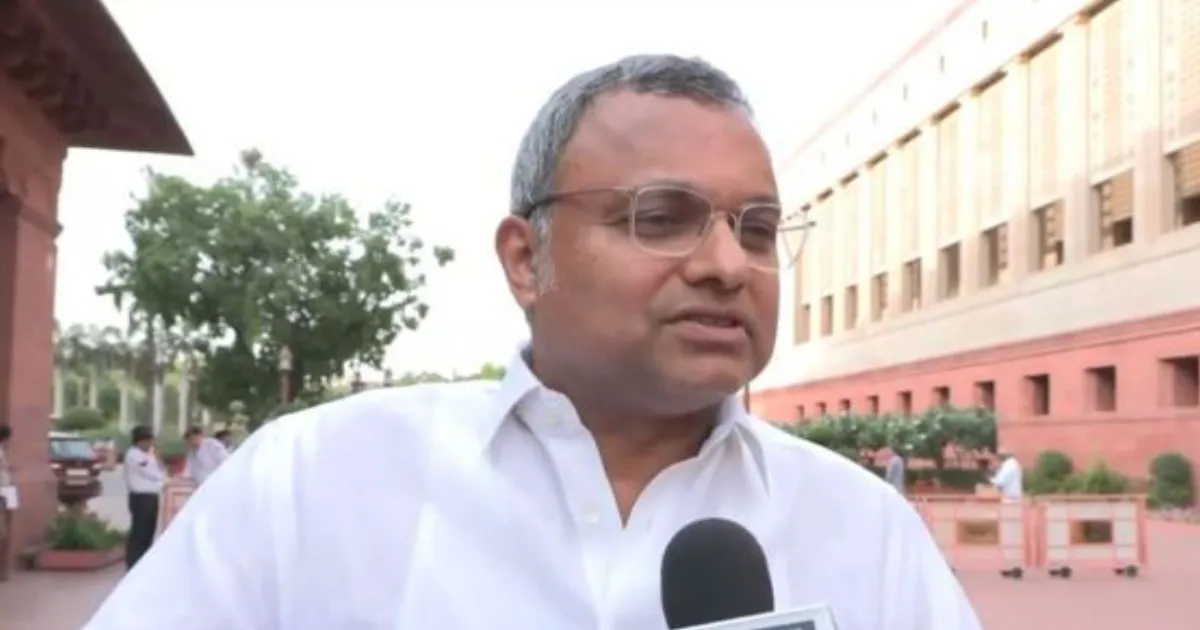 तमिलनाडु चुनाव में विजय की शानदार सफलता पर कार्ति चिदंबरम ने बधाई दी