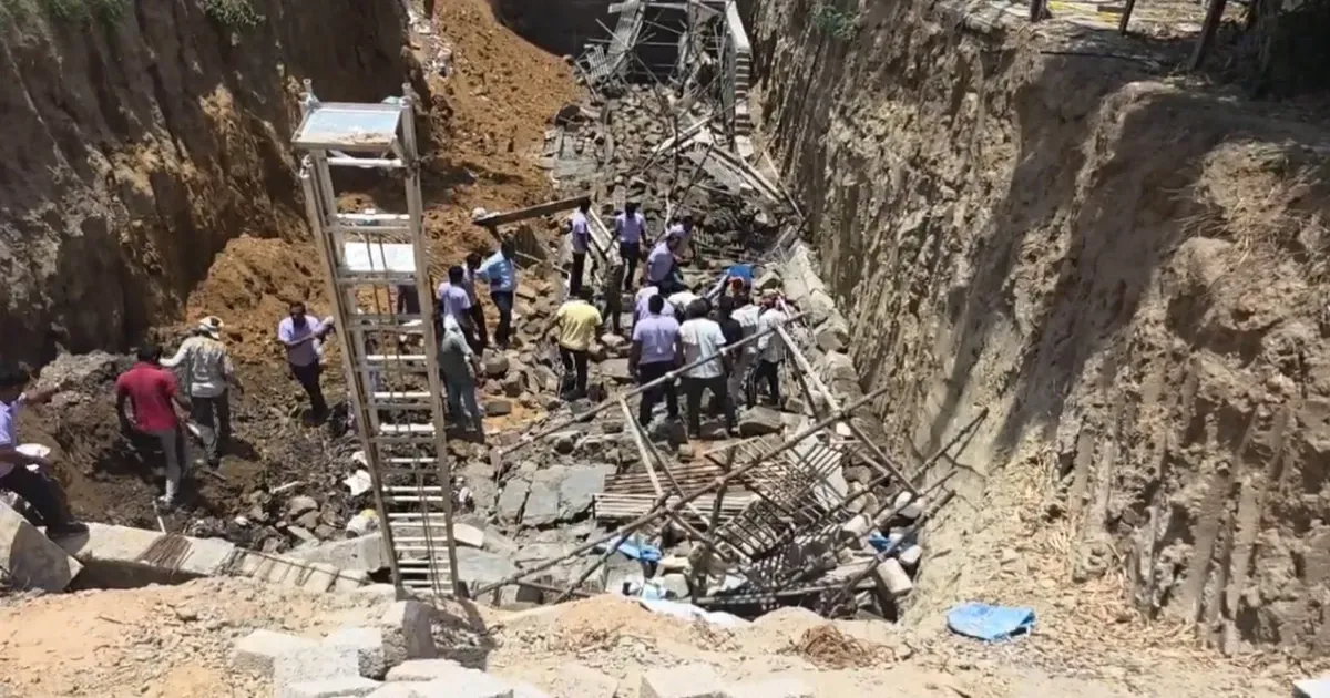 राजस्थान के अमेर में निर्माणाधीन होटल की दीवार गिरी, तीन मजदूरों की मौत, तीन घायल