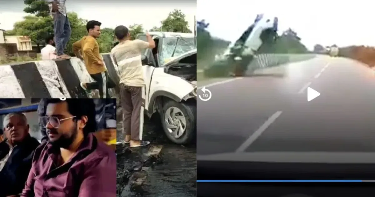 अतीक अहमद के बेटे अबान की कार हवा में पलटी, दर्दनाक हादसे का डैशकैम वीडियो आया सामने