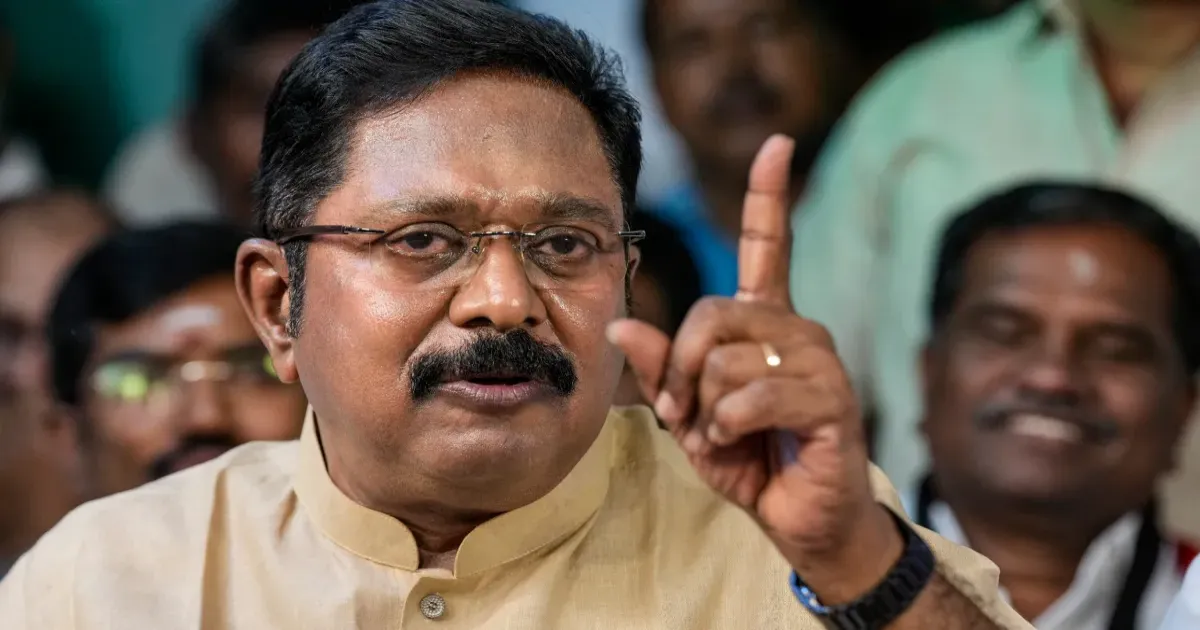 TTV धिनाकरन की AMMK ने विधायक एस. कामराज को विजय के TVK समर्थन पर निकाला